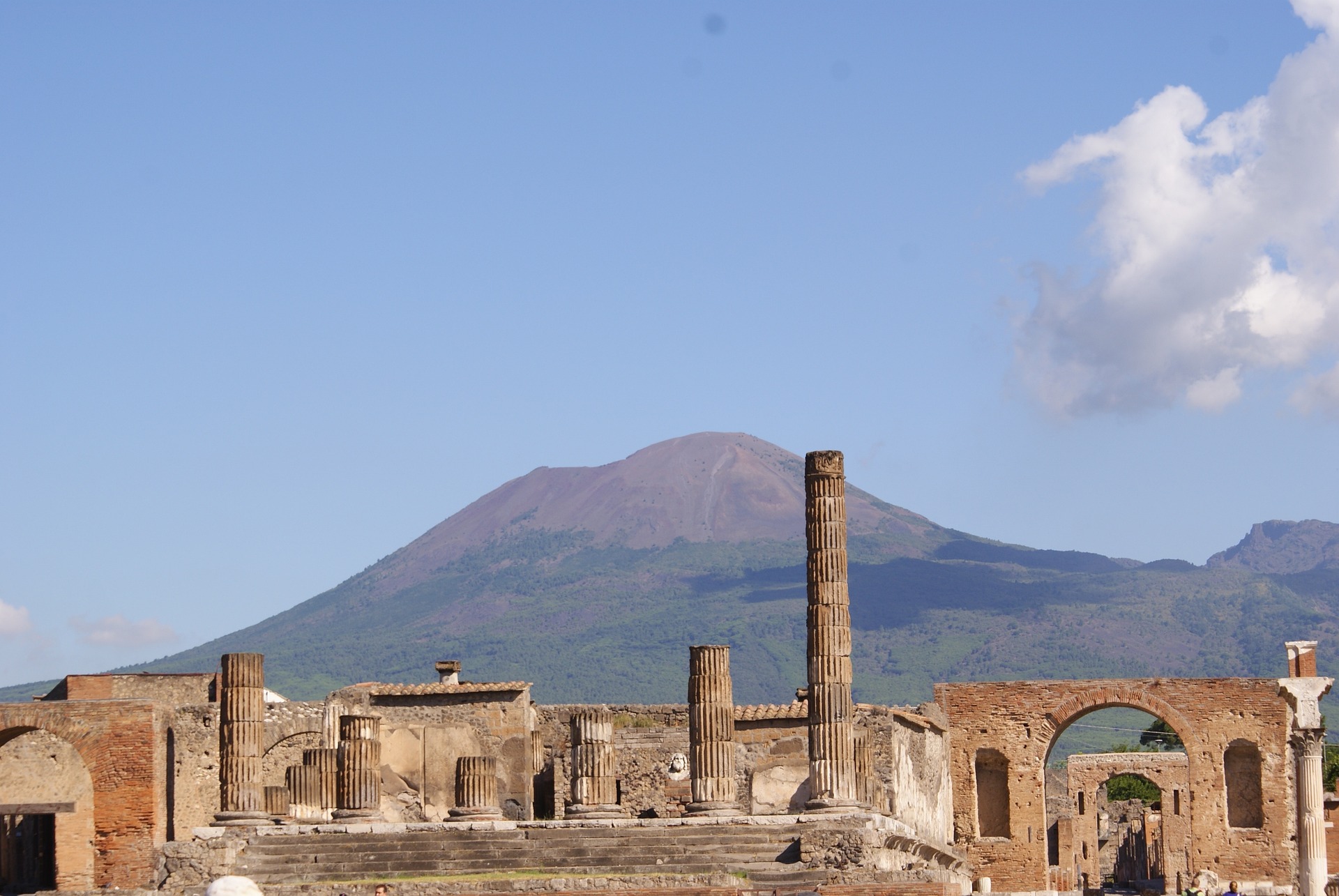 Pompeii ,Herculaneum and Vesuvious from Sorrento