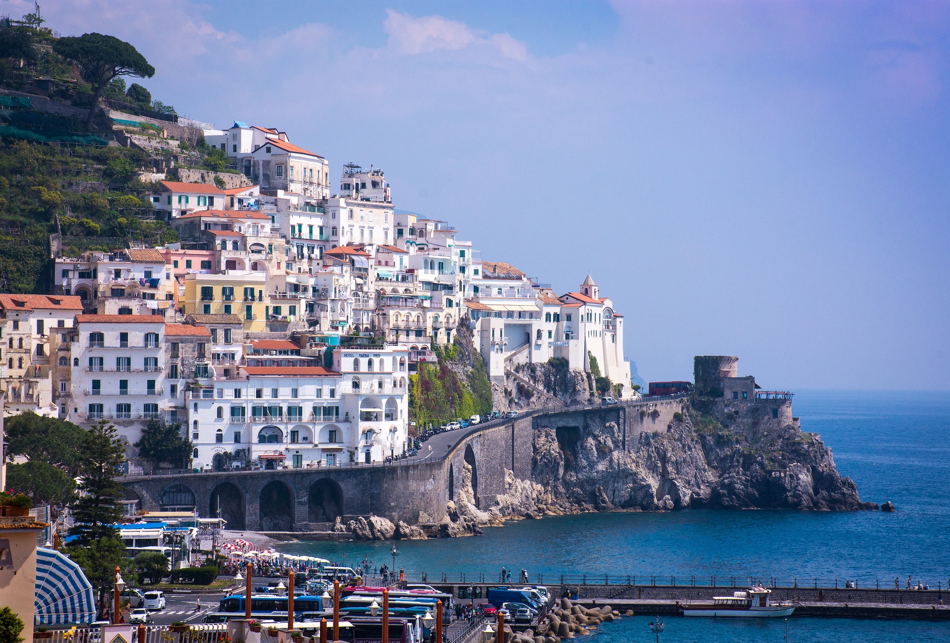 Naples to Amalfi private transfer